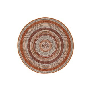 Oranžna zunanja preproga Universal Verdi, ⌀ 120 cm