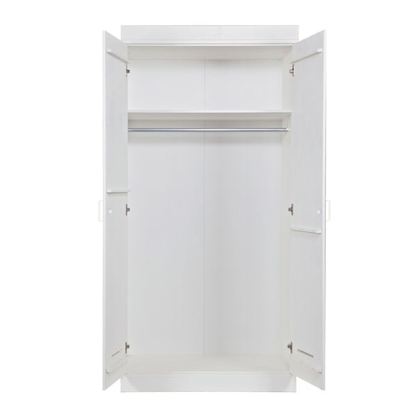 Bela dvokrilna garderobna omara WOOOD Locker-image-2