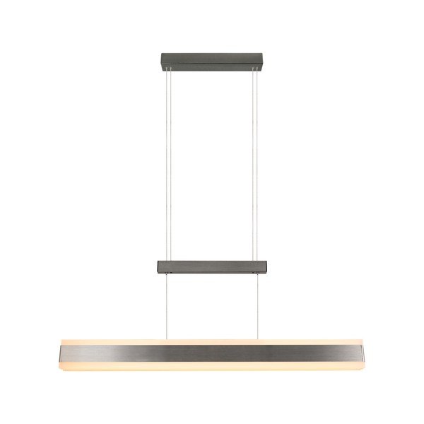 LED viseča svetilka v mat srebrni barvi s kovinskim senčilom Arcola – Trio