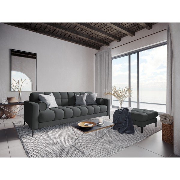 Temno siv otoman Cosmopolitan Design Bali, 60 cm-image-4