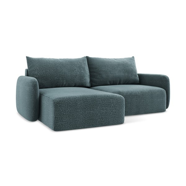 Turkizna raztegljiva/s prostorom za shranjevanje kotna sedežna garnitura (levi kot) Kalena – Makamii-image-1