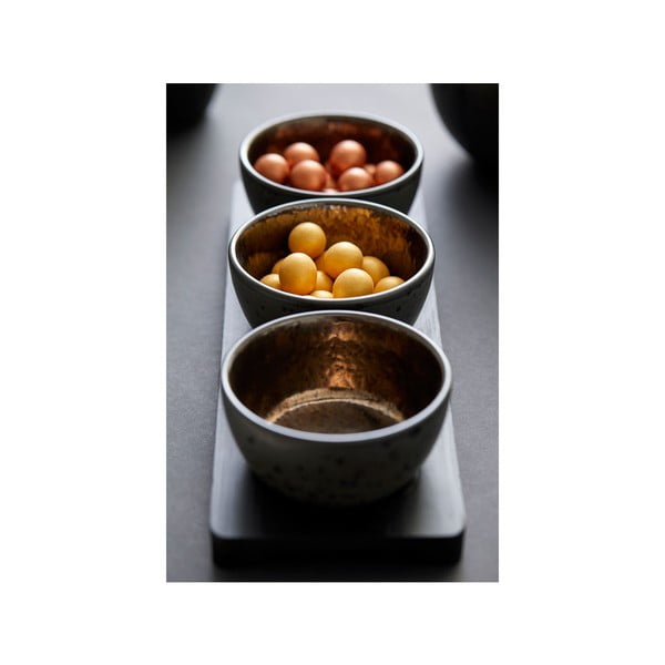 Komplet 3 lončenih posod s pladnjem Bitz Cabaret-image-2