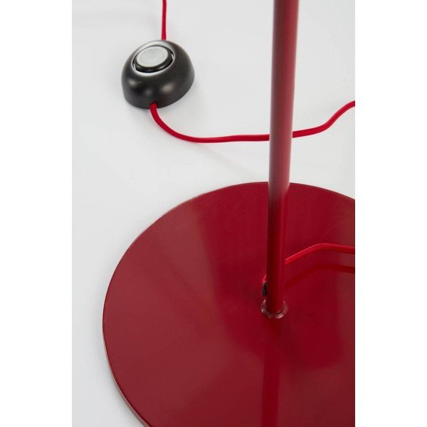 Rdeča/bela tekstilna zatemnitvena stoječa svetilka (višina 148 cm) Juliet – Jotex-image-3