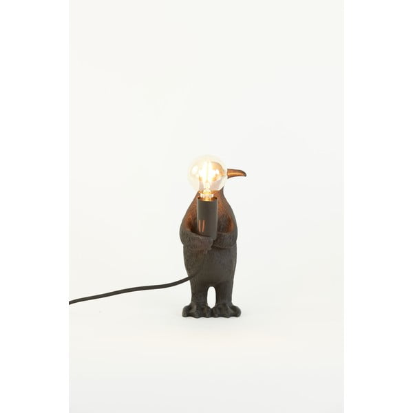 Mat črna namizna svetilka (višina 24 cm) Penguin – Light & Living-image-1
