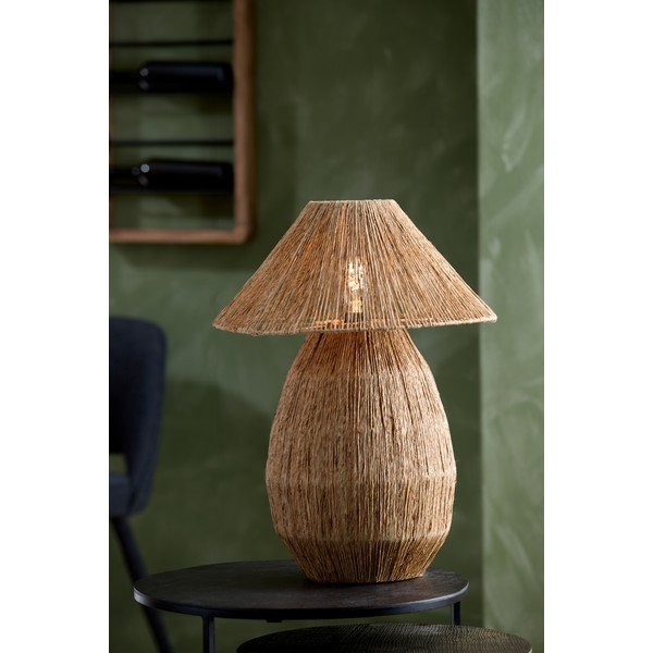 Namizna svetilka v naravni barvi s senčilom iz jute (višina 55 cm) Maruva – Light & Living-image-1