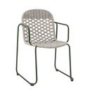 Siv kovinski vrtni stol Calana – Bloomingville