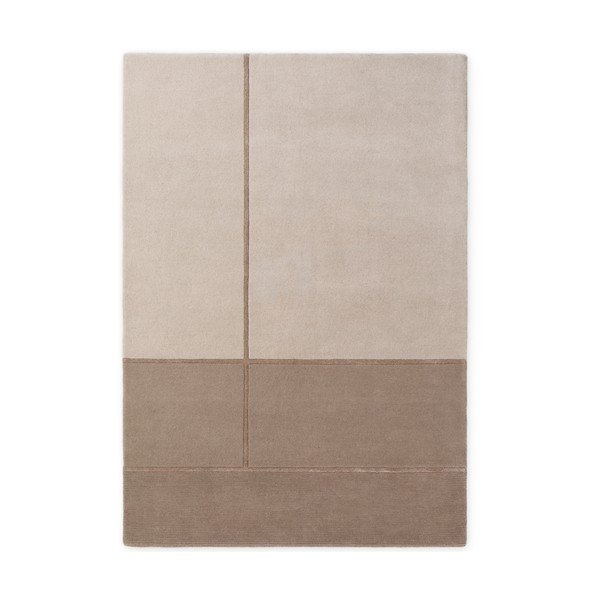 Rjava/kremno bela preproga iz mešanice volne 120x170 cm Presilda – Villeroy&Boch