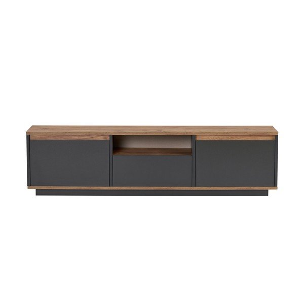 Antracitno siva TV omarica 160x42x30 cm Sentinel – Kalune Design-image-3