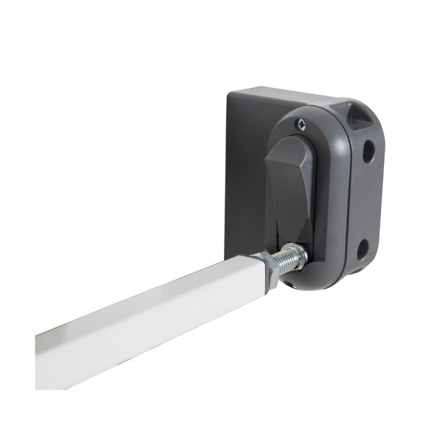 Bela kovinska varnostna ograja za stopnice – Roba-image-4