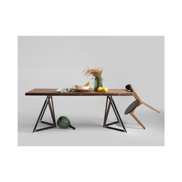 Jedilna miza z vrhom iz borovega lesa Custom Form Sherwood, 200 x 100 cm-image-4