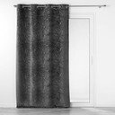 Antracitno siva žametna zavesa 140x240 cm Analia – douceur d'intérieur