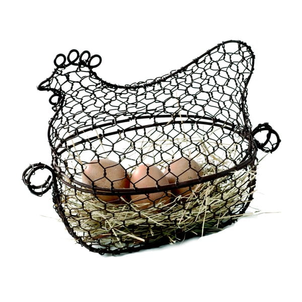 Kovinska košara za jajca Antic Line Hen