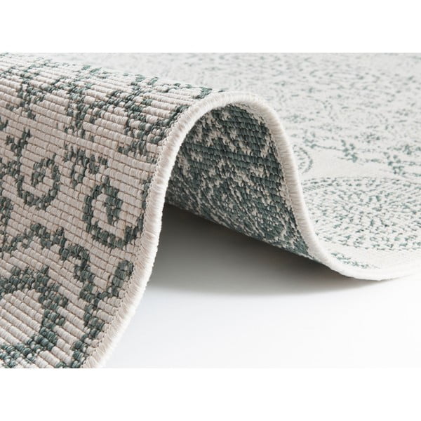 Zeleno-bela zunanja preproga Ragami Circle, 200 x 290 cm-image-1