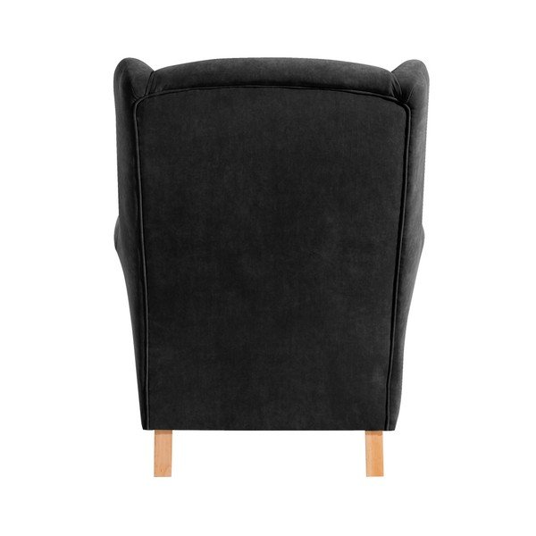 Črn fotelj Max Winzer Lorris-image-3