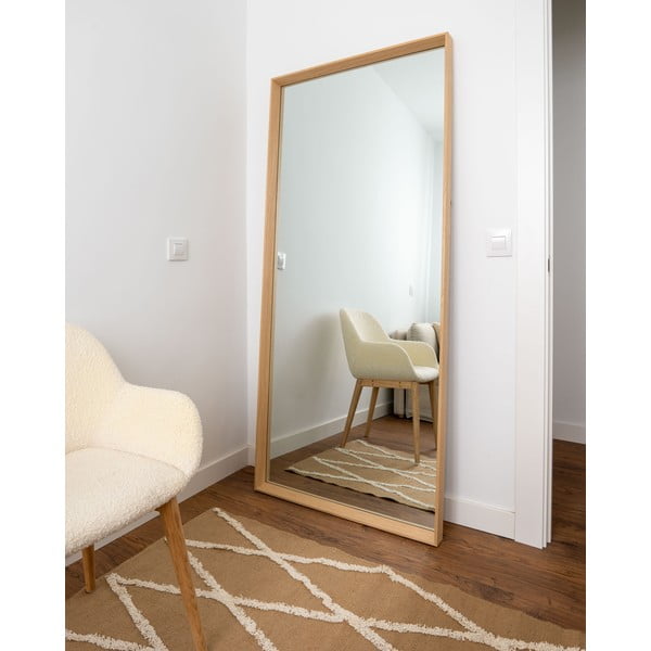 Stensko ogledalo 80x180 cm Nerina Natural – Kave Home-image-1