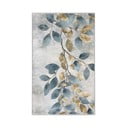 Svetlo modra/zlata pralna preproga 160x230 cm Golden Leaves – Mila Home