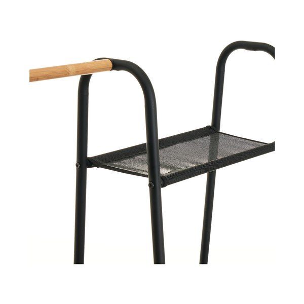 Črno kovinsko stojalo za oblačila - Casa Selección-image-3