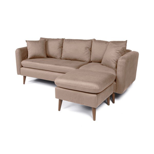 Svetlo rjava sedežna garnitura 215 cm Sofia – Balcab Home-image-2