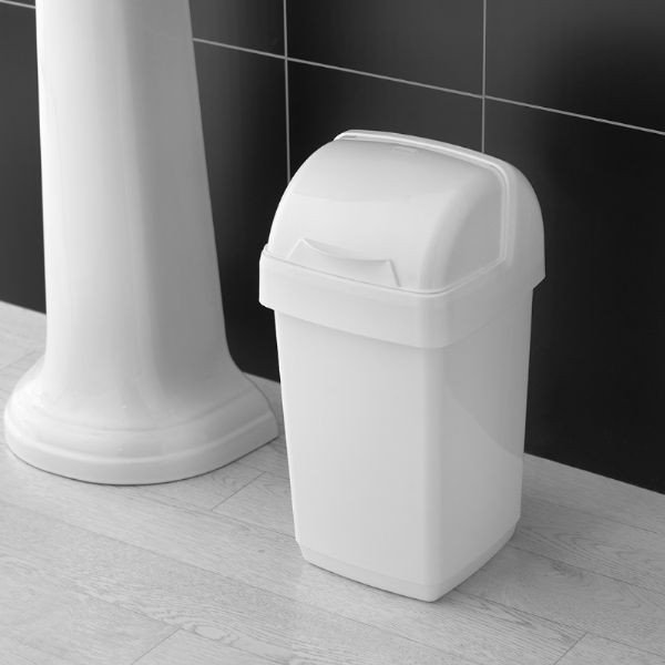 Bel koš za odpadke Addis Roll Top, 22,5 x 23 x 42,5 cm-image-1