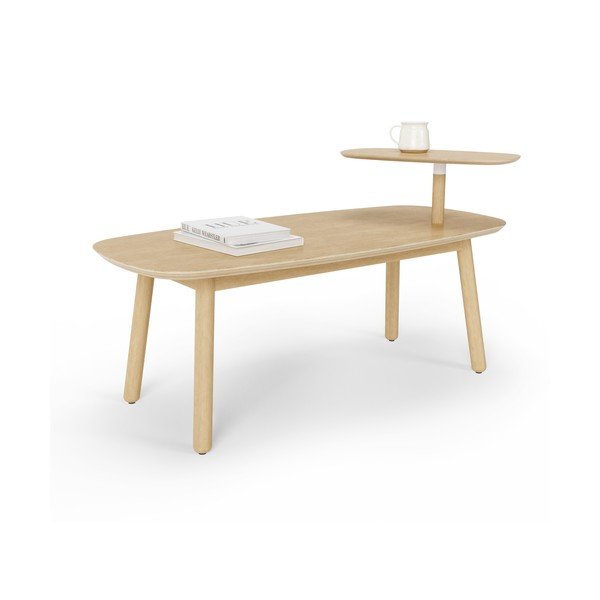 Mizica iz masivne bukve v naravni barvi 56x120 cm Swivo – Umbra-image-3