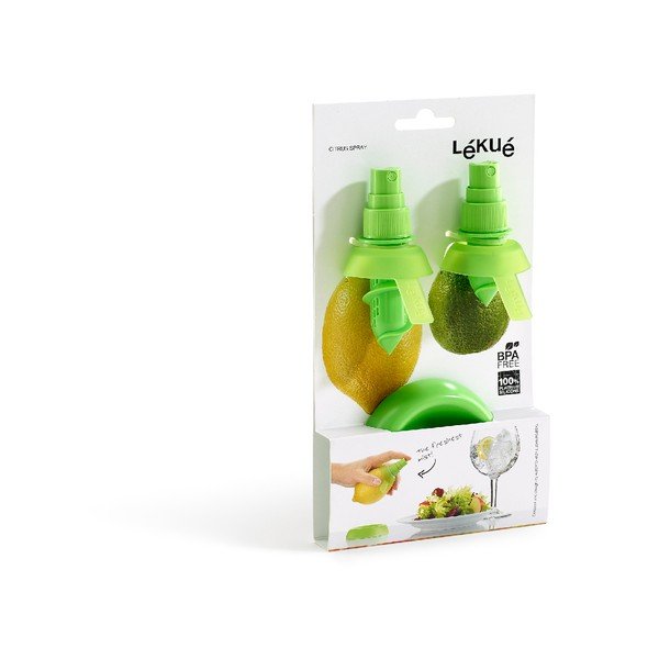 Komplet 2 zelenih razpršilcev citrusov Lékué-image-1