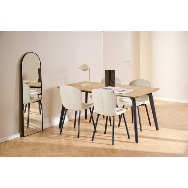 Jedilna miza z mizno ploščo v hrastovem dekorju 90x160 cm Cadiz – Actona-image-3