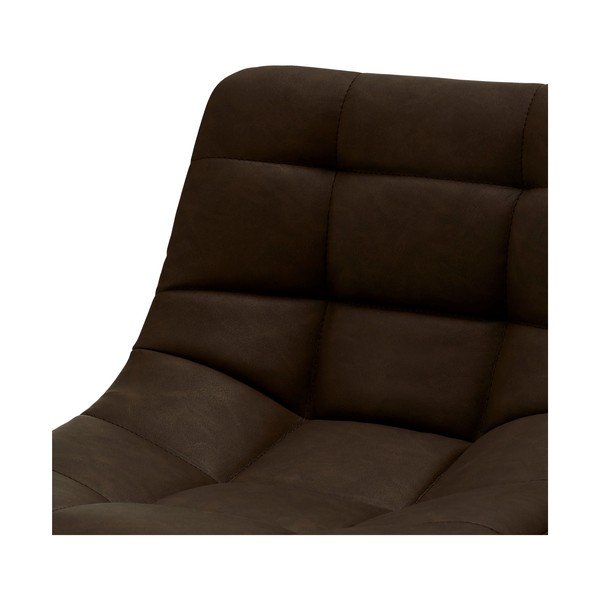Temno rjavi vrtljivi barski stoli v kompletu 2 ks 88 cm Mario – Furnhouse-image-4