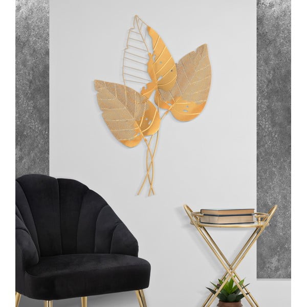 Kovinska stenska dekoracija 53x84,5 cm Autumn Leaf - Mauro Ferretti-image-1