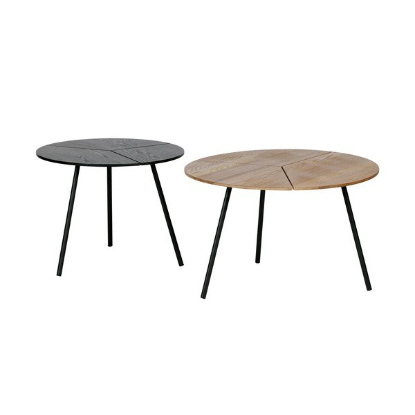 Rjava klubska mizica WOOOD Rodi, ⌀ 60 cm-image-3
