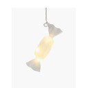 Bela viseča božična svetlobna dekoracija ø 1,5 cm Hannah – Sirius