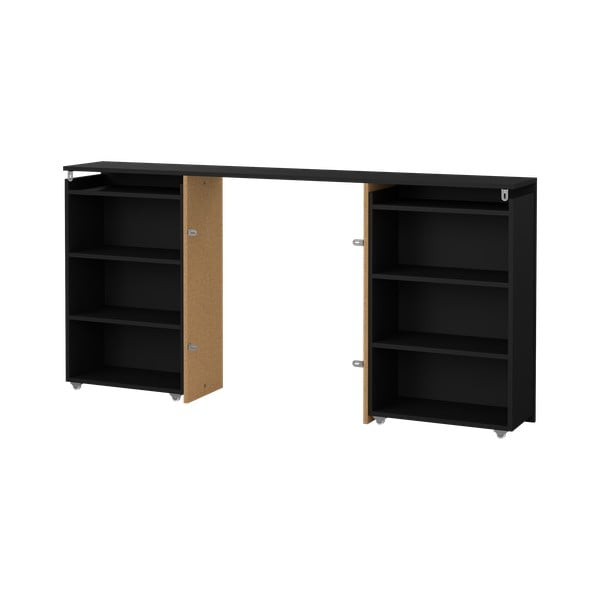 Črno vzglavje 165x80 cm Naia – Tvilum-image-4