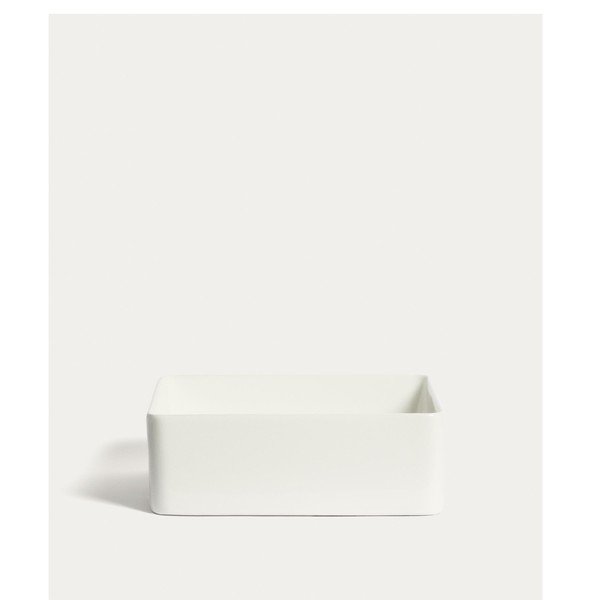 Bel keramičen umivalnik 36,5x36,5 cm Ovara – Kave Home