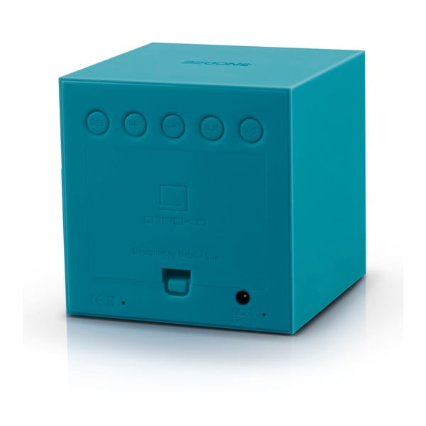 Modra LED budilka Gingko Gravity Cube-image-3