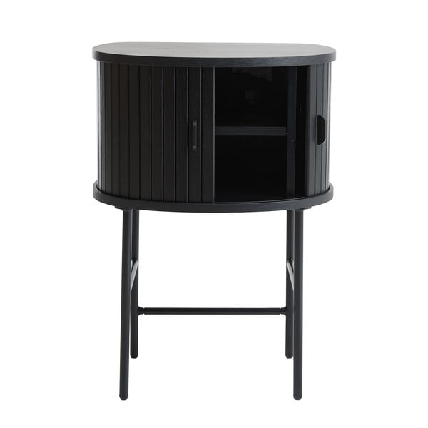 Črna nočna omarica Nola – Unique Furniture-image-3