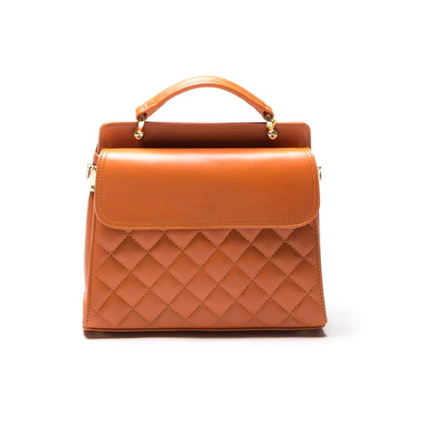 Prešita torbica Cognac-image-2