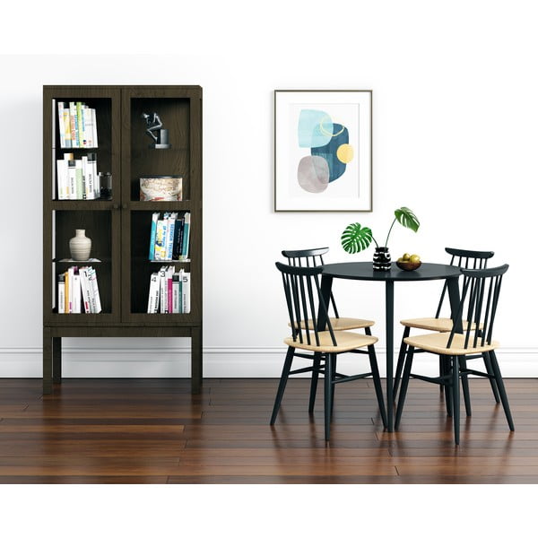 Vitrina v hrastovem dekorju Woodman AbbeyWood-image-1