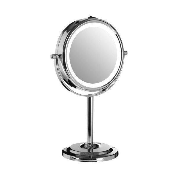 Kozmetično ogledalo z lučjo/povečevalno (2x povečava) ø 15 cm Cassini – Premier Housewares