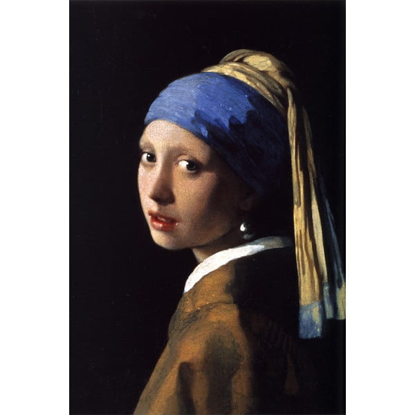 Reprodukcija slike Johannesa Vermeerja - Girl with a Pearl Earring, 70 x 50 cm