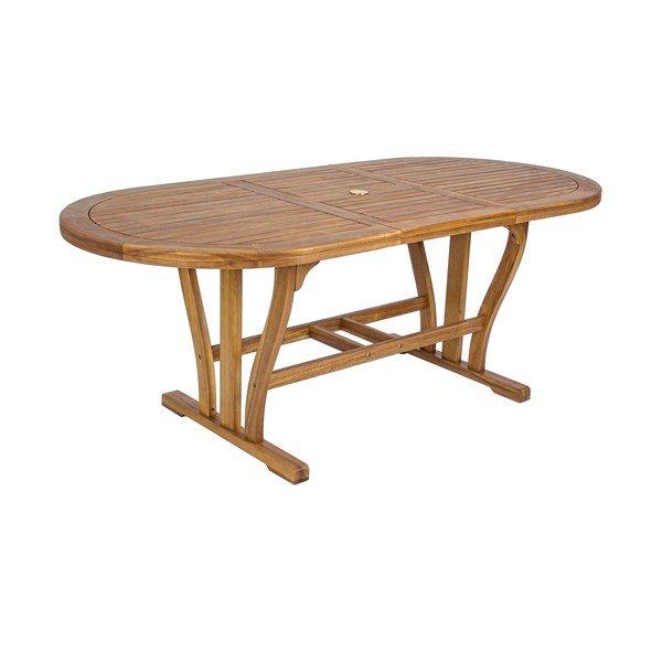 Vrtna miza iz masivne akacije 90x150 cm Noemi  – Bizzotto-image-2