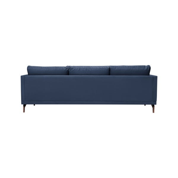 Temno modra trisedežna zofa z zlatimi nogami Windsor & Co Sofas Jupiter-image-3