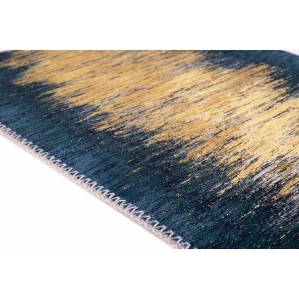 Rumena/temno modra pralna preproga 50x80 cm Goldie – Vitaus-image-2