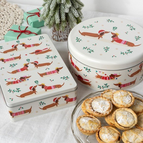 Posoda za hrano Festive Sausage Dog – Rex London-image-3
