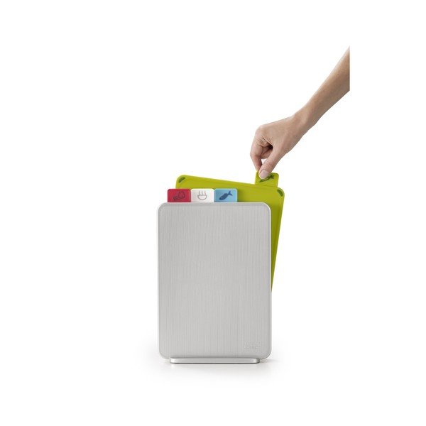 Svetlo sivo stojalo s 4 tablicami Joseph Joseph Index, 20 x 30 cm-image-1