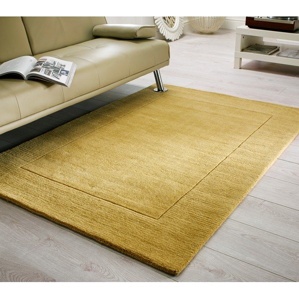 Rumena volnena preproga 230x160 cm Tuscany Siena - Flair Rugs-image-1