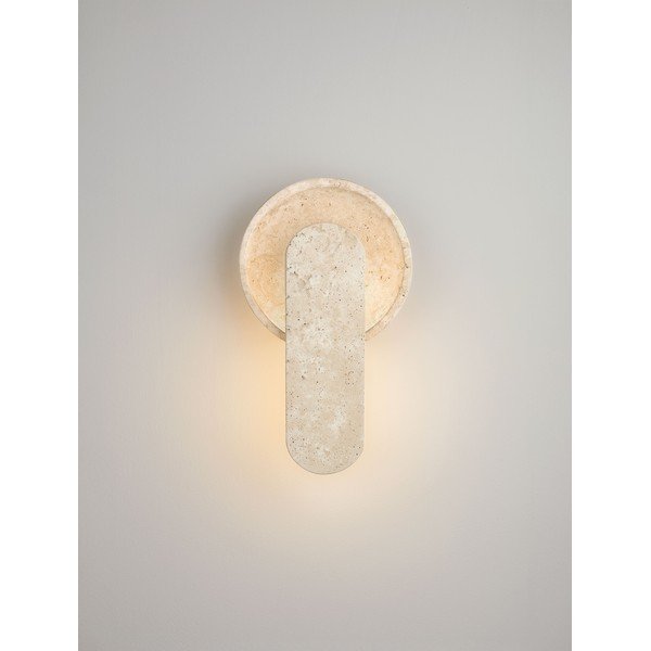 Bež lončena LED stenska svetilka Mavis – Nova Luce-image-3