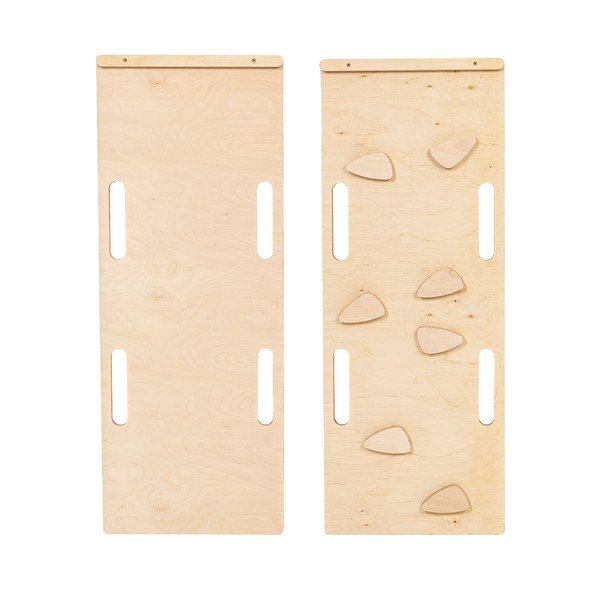 Gugalnica iz masivnega bora v naravni barvi 39x75x38 cm Montessori – Meowbaby-image-4