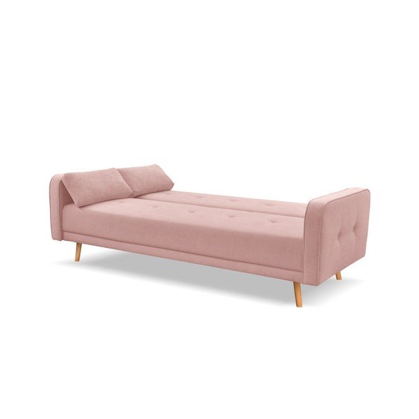 Roza raztegljiv kavč Cosmopolitan Design Stuttgart, 212 cm-image-2