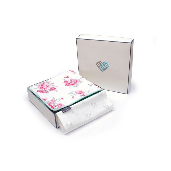 Mentolovo zelena prevleka za vzglavnik WeLoveBeds Roses, 40 x 60 cm-image-2