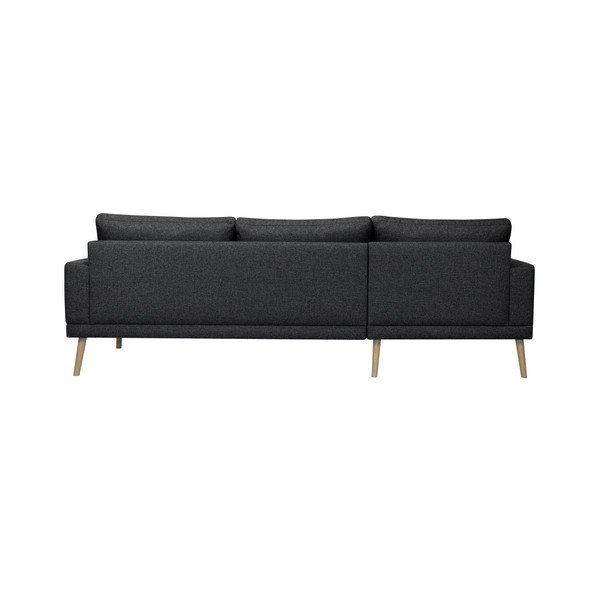 Črna kotna zofa Windsor & Co Zofe, levi kot-image-3