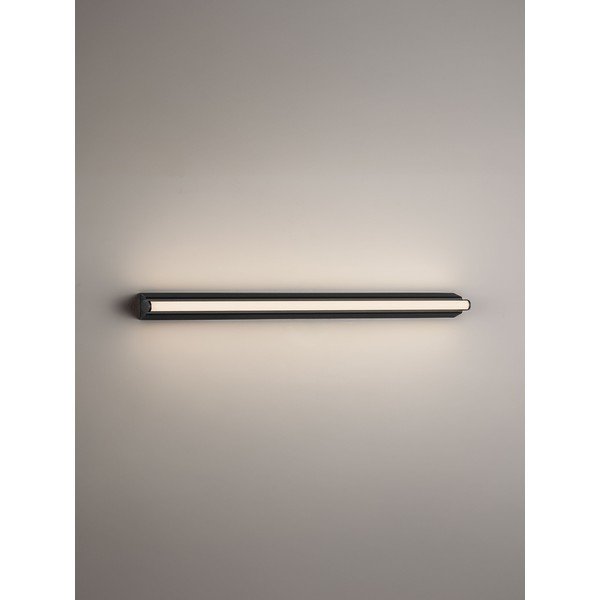 Mat črna aluminijasta LED stenska svetilka Endo – Nova Luce-image-2